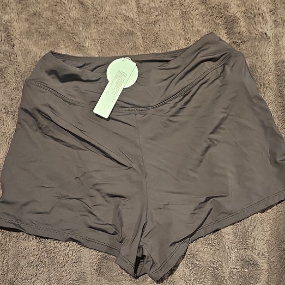 Women's Athletic Gray Swim Shorts - Picture 1 of 1
